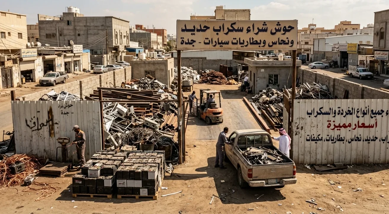 شراء السكراب من احياء جدة