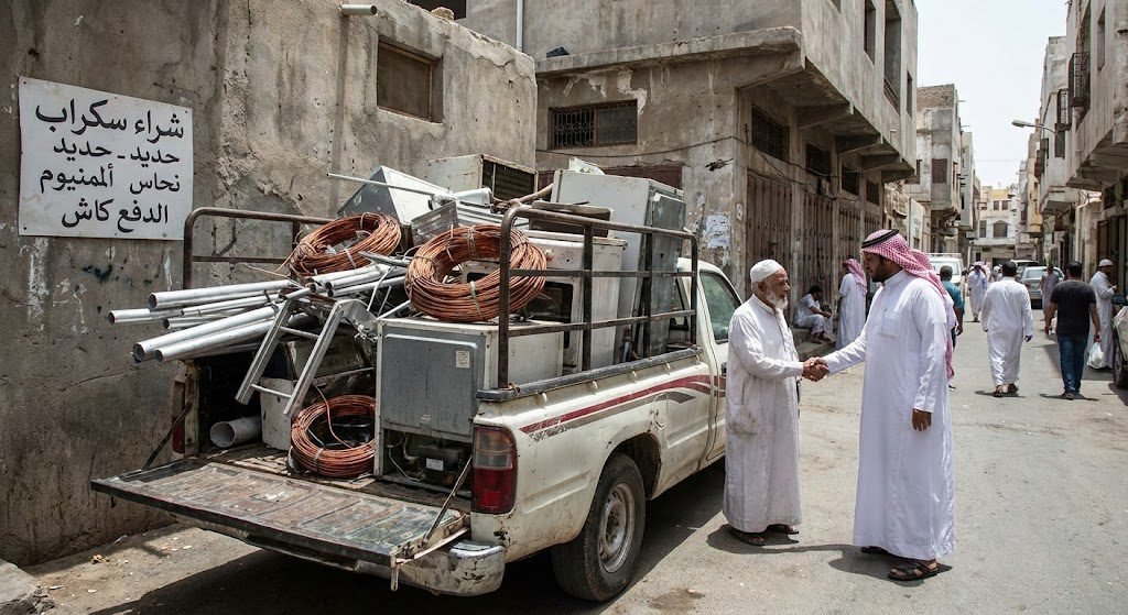 شراء سكراب فى احياء جدة