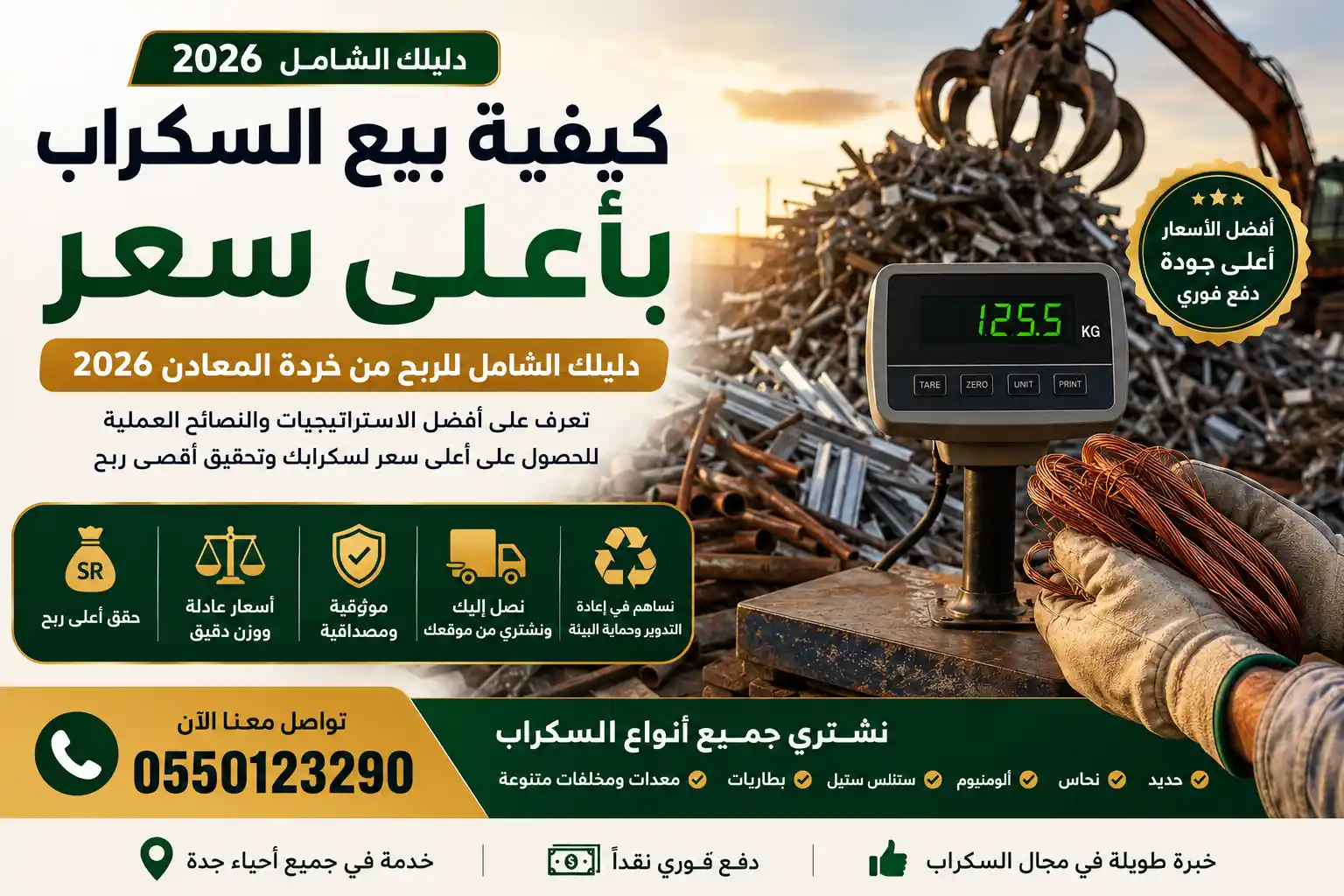 كيف نبيع السكراب بجدة