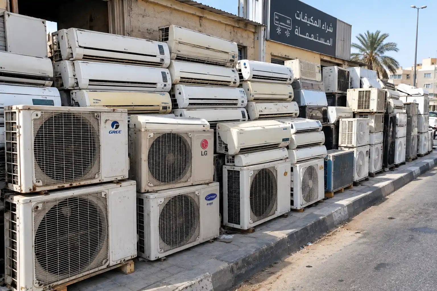 نشتري المكيفات المستعملة و السكراب في حي السنابل